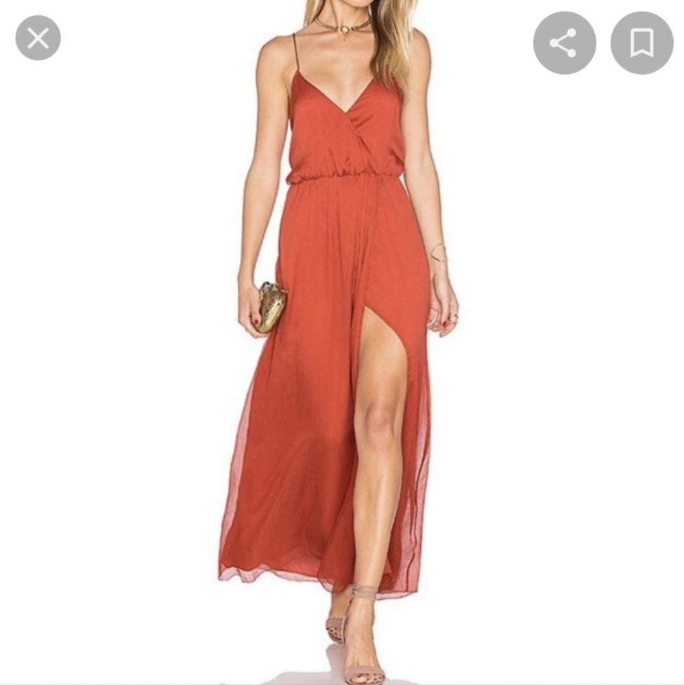 XS The Jetset Diaries maxi dress Rust